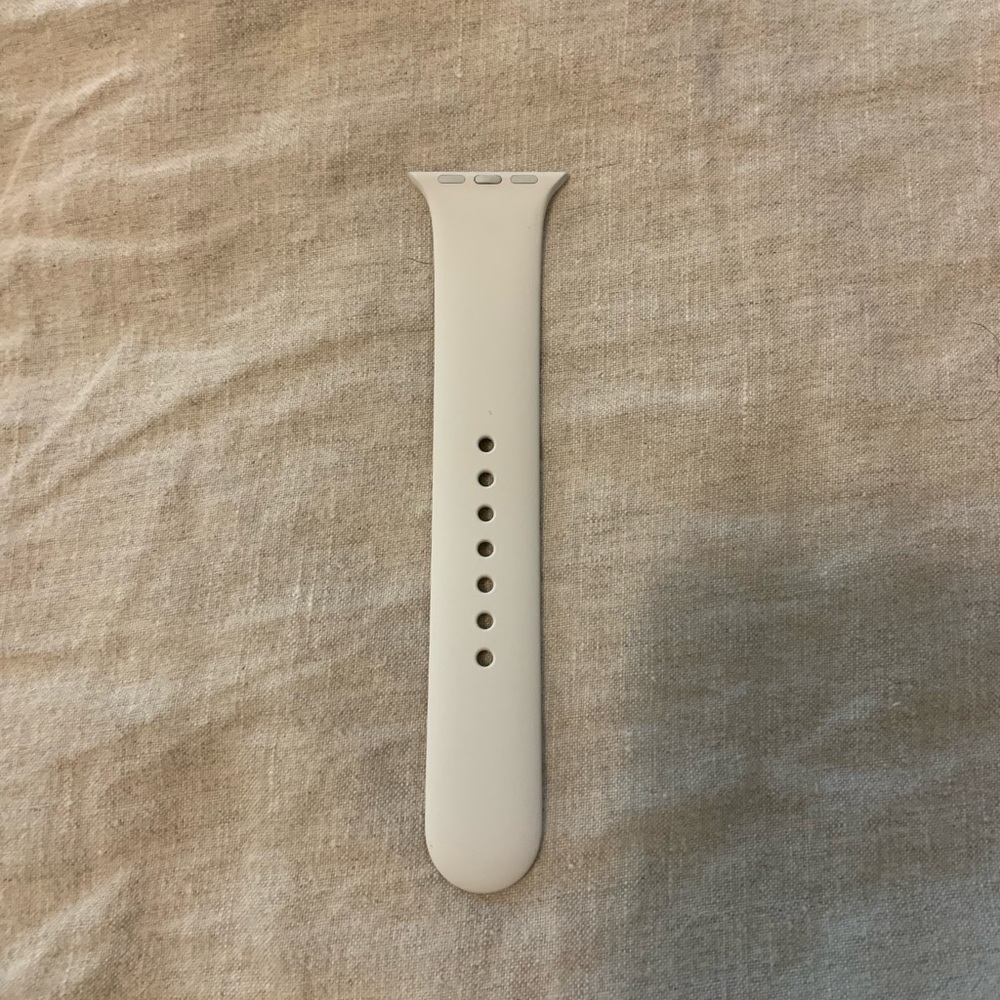 White Apple Watch band